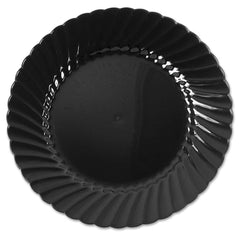 WNA - Paper & Plastic Cups, Plates, Bowls & Utensils; Breakroom Accessory Type: Plates ; Breakroom Accessory Description: Dinnerware-Plate; Plastic ; Color: Black - Exact Tool & Supply