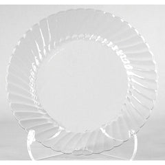 WNA - Paper & Plastic Cups, Plates, Bowls & Utensils; Breakroom Accessory Type: Plates ; Breakroom Accessory Description: Dinnerware-Plate; Plastic ; Color: Clear - Exact Tool & Supply