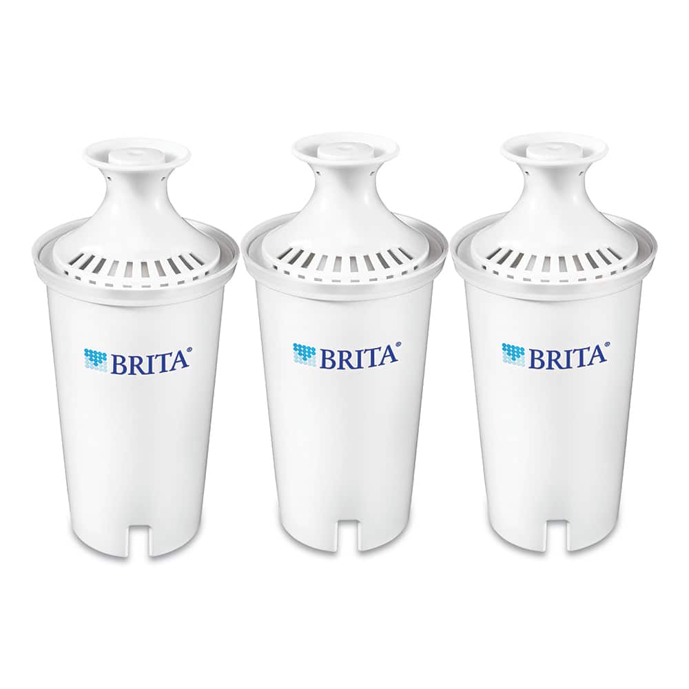 Brita - Water Filter Systems; Type: Replacement Filter ; Cartridge Length: 7 (Inch); Reduces: Zinc; Copper; Mercury; Cadmium; Taste/Odor/Chlorine ; Maximum Flow Rate (GPM): 1 ; Includes: 24 Replacement Filters - Exact Tool & Supply