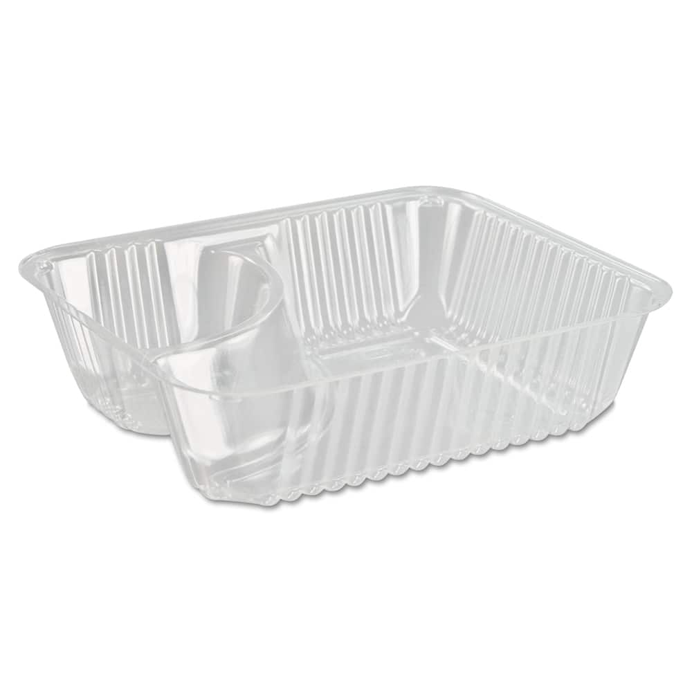 DART - Food Containers; Type: Container & Lid ; Shape: Rectangular ; Volume Range: Smaller than 64 oz. ; Height (Decimal Inch): 2.000000 ; Diameter/Width (Decimal Inch): 4.9000 ; Length (Decimal Inch): 5.9000 - Exact Tool & Supply