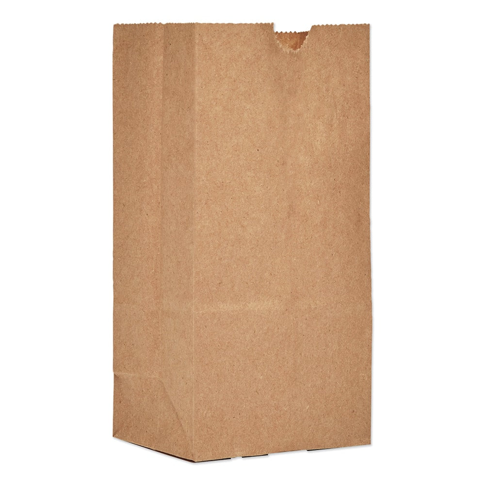 GEN - Paper Bags; Type: Grocery Bag ; Color: Kraft ; Size: 3-1/2 x 2-3/8 x 6-7/8 ; Material: Paper - Exact Tool & Supply