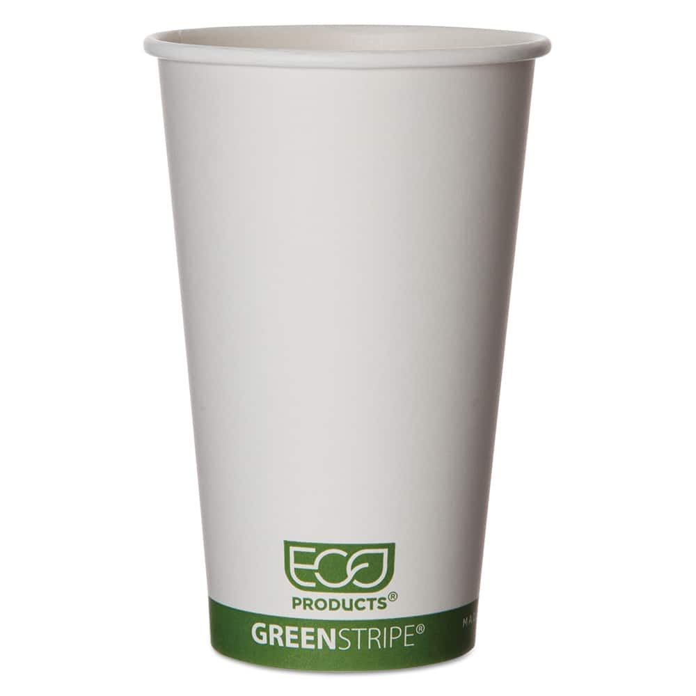 ECO PRODUCTS - Paper & Plastic Cups, Plates, Bowls & Utensils; Breakroom Accessory Type: Paper Cups ; Breakroom Accessory Description: Cups-Hot Drink; Paper ; Color: Clear - Exact Tool & Supply
