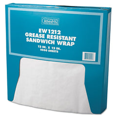 Bagcraft Papercon - Foil & Plastic Wrap; Breakroom Accessory Type: Paper Wrap ; For Use With: Food Protection ; Breakroom Accessory Description: Food Wrap-Paper Wrap - Exact Tool & Supply