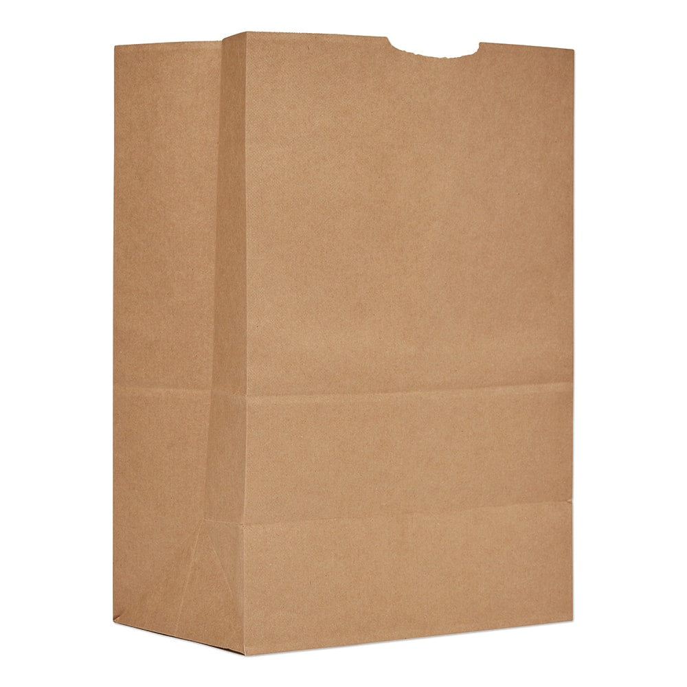 GEN - Paper Bags; Type: Grocery Bag ; Color: Kraft ; Size: 12 x 7 x 17 ; Material: Paper - Exact Tool & Supply