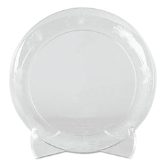 WNA - Paper & Plastic Cups, Plates, Bowls & Utensils; Breakroom Accessory Type: Plates ; Breakroom Accessory Description: Dinnerware-Plate; Plastic ; Color: Clear - Exact Tool & Supply