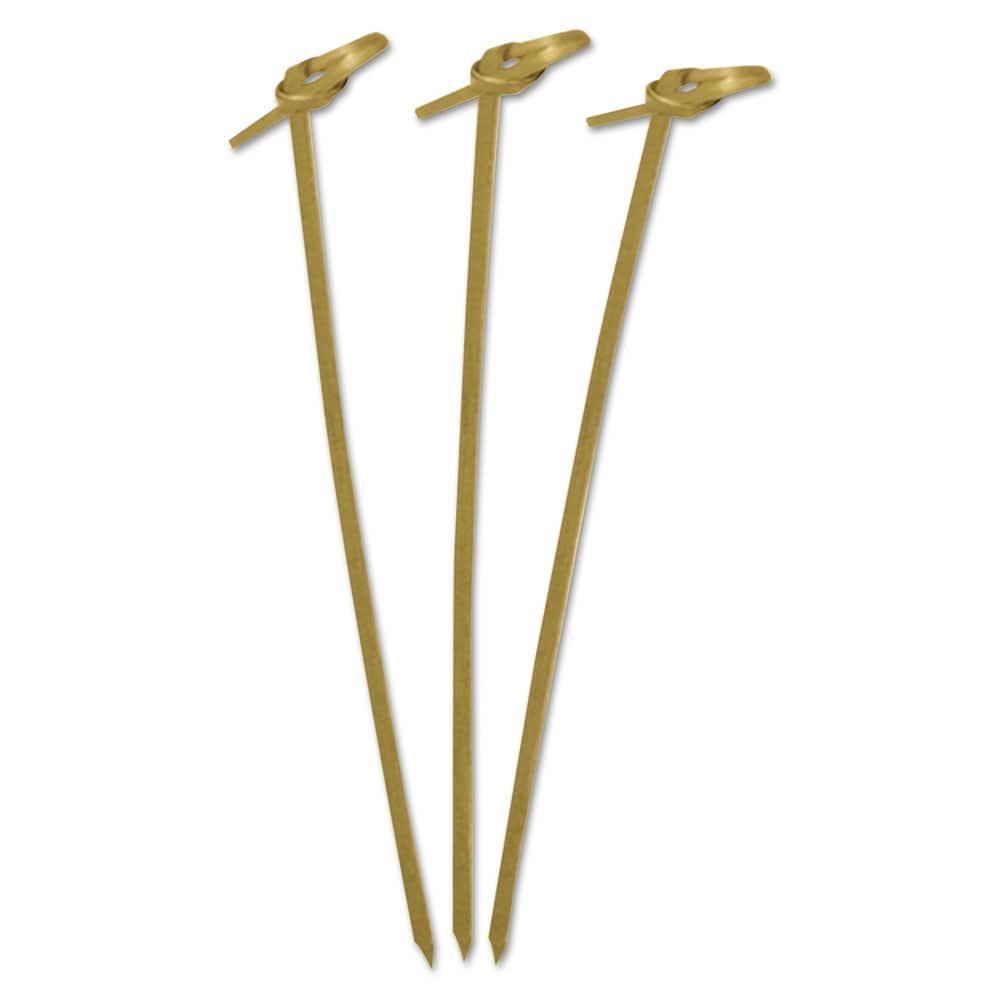 AmerCareRoyal - Paper & Plastic Cups, Plates, Bowls & Utensils; Breakroom Accessory Type: Skewer ; Breakroom Accessory Description: Utensils-Skewer ; Color: Olive Green - Exact Tool & Supply