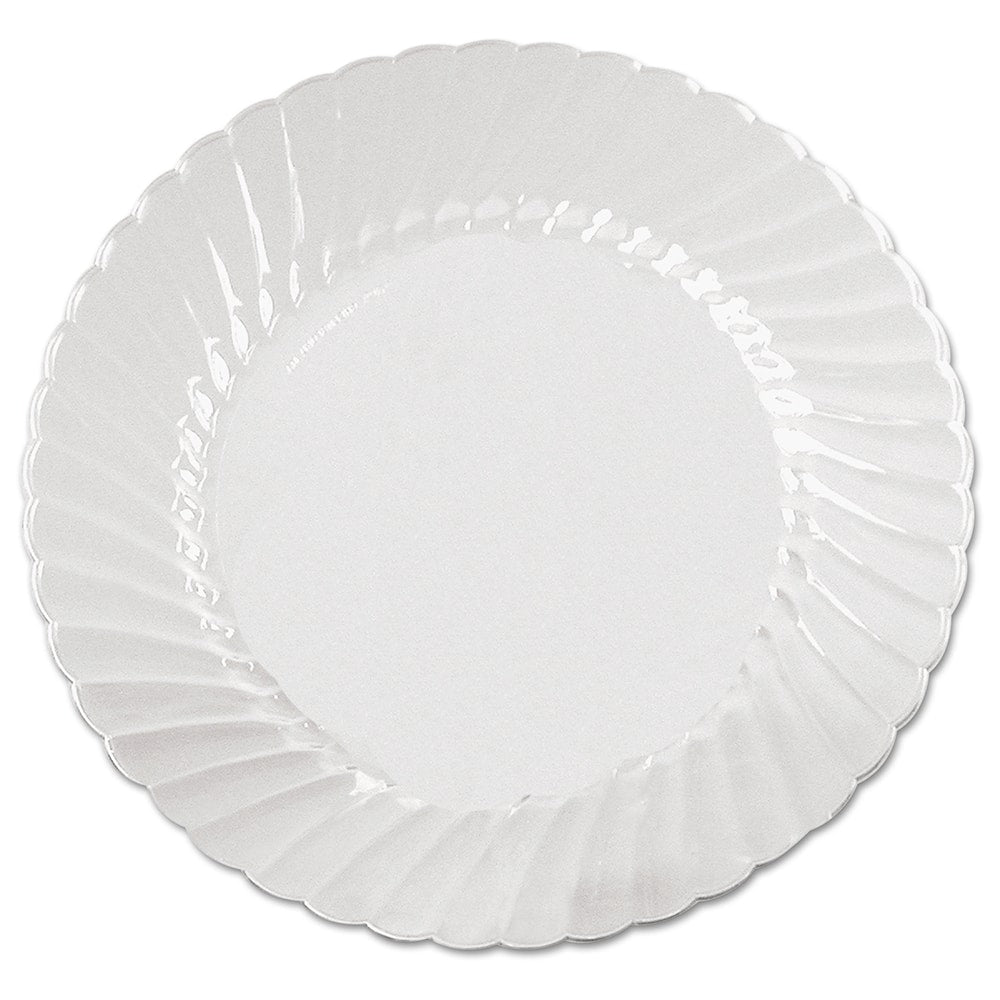 WNA - Paper & Plastic Cups, Plates, Bowls & Utensils; Breakroom Accessory Type: Plates ; Breakroom Accessory Description: Dinnerware-Plate; Plastic ; Color: Clear - Exact Tool & Supply