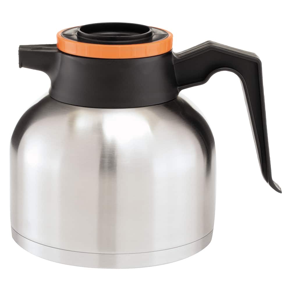Bunn - Coffee, Tea & Accessories; Breakroom Accessory Type: Carafe ; Breakroom Accessory Description: Thermos/Carafe-Thermal Carafe ; Color: Black/Orange - Exact Tool & Supply