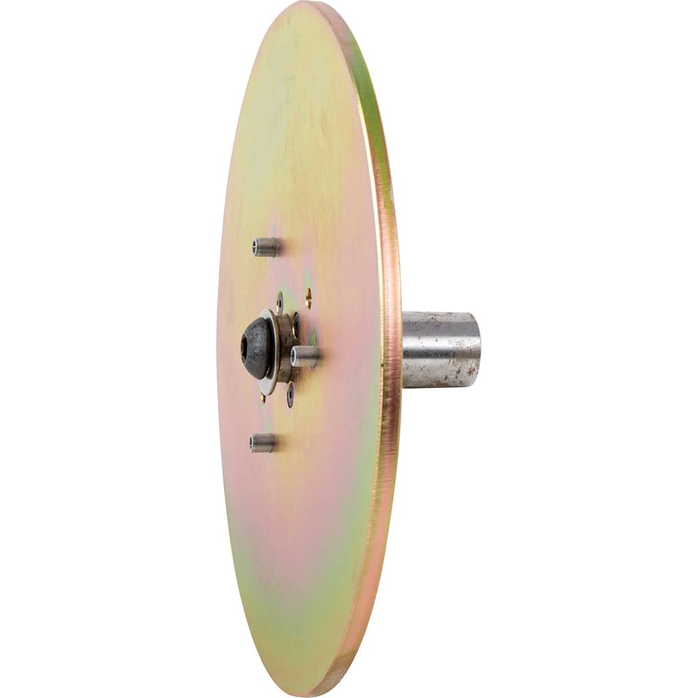 PFERD - Brush Arbors; Product Compatibility: M-BRAD? Disc Brushes ; Arbor Type: Drive Arbor ; Brush Diameter Compatibility (Inch): 9; 10 ; Attached Spindle: Yes ; Flow-Through Spindle: Yes ; Arbor Hole Size Compatibility: 9 (Inch) - Exact Tool & Supply