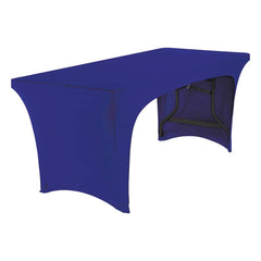 ICEBERG - Tablecloths; Type: Table Cover ; Color: Blue ; Width (Inch): 30 ; Length (Inch): 72 ; Length (Feet): 6.000 ; Material: Polyester/Spandex - Exact Tool & Supply