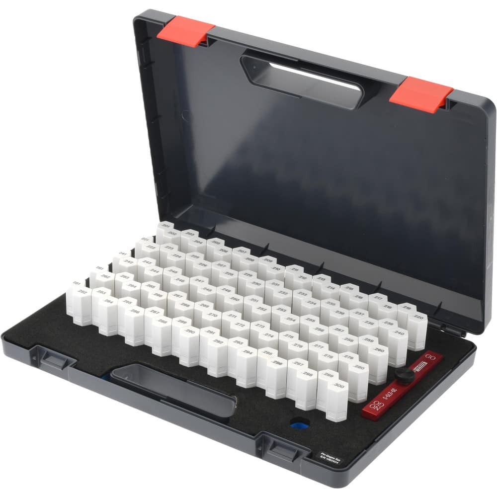 Class ZZ Plug Gage Set: 0.201 to 0.3″ Range, 100 Pc 0.000500″ Tolerance