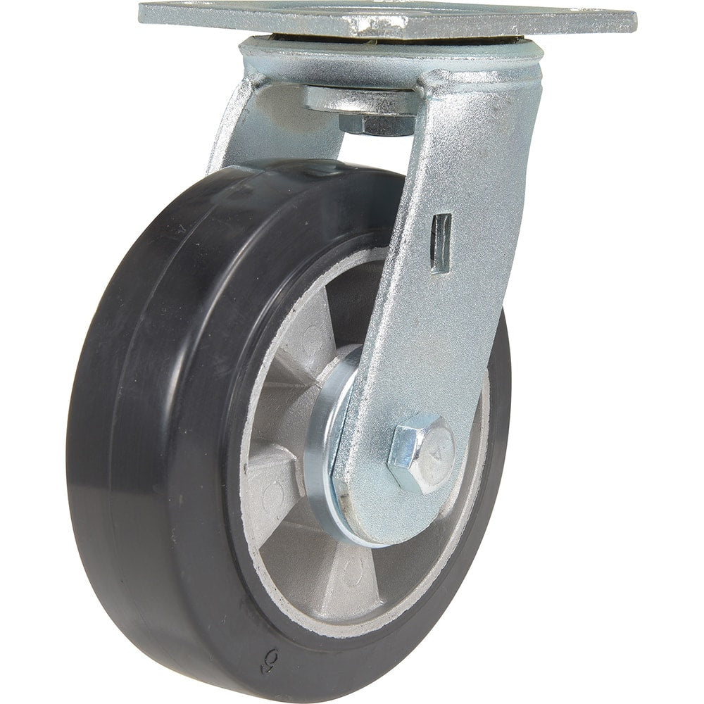 Vestil - Standard Casters; Mount: With Holes ; Style: Rigid ; Wheel Diameter: 6 (Inch); Wheel Width: 2 (Inch); Overall Height (Inch): 7-1/2 ; Load Capacity (Lb.): 771.000 - Exact Tool & Supply
