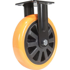 Vestil - Standard Casters; Mount: With Holes ; Style: Rigid ; Wheel Diameter: 8 (Inch); Wheel Width: 2 (Inch); Overall Height (Inch): 9-1/2 ; Load Capacity (Lb.): 902.000 - Exact Tool & Supply
