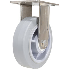 Vestil - Standard Casters; Mount: With Holes ; Style: Rigid ; Wheel Diameter: 6 (Inch); Wheel Width: 2 (Inch); Overall Height (Inch): 7-1/2 ; Load Capacity (Lb.): 600.000 - Exact Tool & Supply