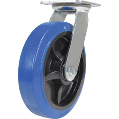 Vestil - Standard Casters; Mount: With Holes ; Style: Swivel ; Wheel Diameter: 8 (Inch); Wheel Width: 2 (Inch); Overall Height (Inch): 9-1/2 ; Load Capacity (Lb.): 770.000 - Exact Tool & Supply