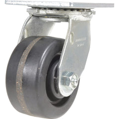 Vestil - Standard Casters; Mount: With Holes ; Style: Swivel ; Wheel Diameter: 4 (Inch); Wheel Width: 2 (Inch); Overall Height (Inch): 5-1/2 ; Load Capacity (Lb.): 800.000 - Exact Tool & Supply