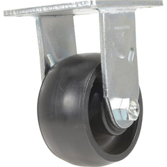 Vestil - Standard Casters; Mount: With Holes ; Style: Rigid ; Wheel Diameter: 4 (Inch); Wheel Width: 2 (Inch); Overall Height (Inch): 5-1/2 ; Load Capacity (Lb.): 800.000 - Exact Tool & Supply