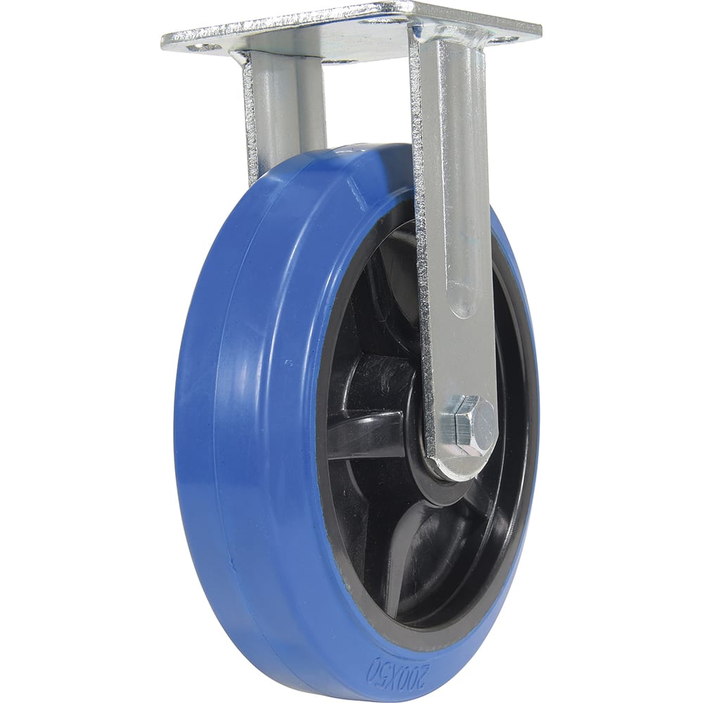 Vestil - Standard Casters; Mount: With Holes ; Style: Rigid ; Wheel Diameter: 8 (Inch); Wheel Width: 2 (Inch); Overall Height (Inch): 9-1/2 ; Load Capacity (Lb.): 770.000 - Exact Tool & Supply