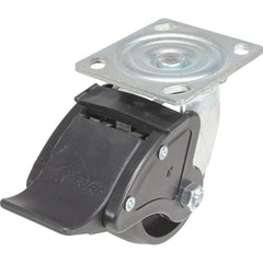 Vestil - Standard Casters; Mount: With Holes ; Style: Swivel w/Total Brake ; Wheel Diameter: 4 (Inch); Wheel Width: 2 (Inch); Overall Height (Inch): 5-1/2 ; Load Capacity (Lb.): 800.000 - Exact Tool & Supply