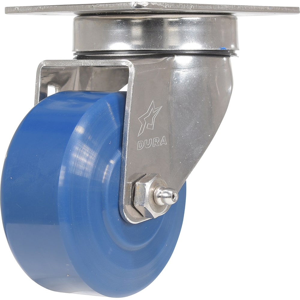 Vestil - Standard Casters; Mount: With Holes ; Style: Swivel ; Wheel Diameter: 3 (Inch); Wheel Width: 1-1/4 (Inch); Overall Height (Inch): 4-3/8 ; Load Capacity (Lb.): 300.000 - Exact Tool & Supply