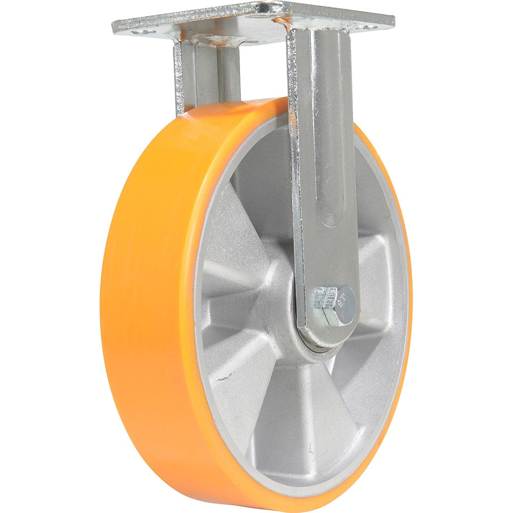Vestil - Standard Casters; Mount: With Holes ; Style: Rigid ; Wheel Diameter: 8 (Inch); Wheel Width: 2 (Inch); Overall Height (Inch): 9-7/16 ; Load Capacity (Lb.): 1543.000 - Exact Tool & Supply