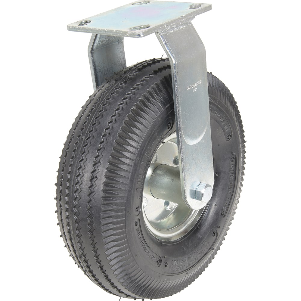 Vestil - Standard Casters; Mount: With Holes ; Style: Rigid ; Wheel Diameter: 10 (Inch); Wheel Width: 3 (Inch); Overall Height (Inch): 12-1/2 ; Load Capacity (Lb.): 300.000 - Exact Tool & Supply