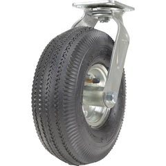 Vestil - Standard Casters; Mount: With Holes ; Style: Swivel ; Wheel Diameter: 10 (Inch); Wheel Width: 3 (Inch); Overall Height (Inch): 12-1/2 ; Load Capacity (Lb.): 300.000 - Exact Tool & Supply