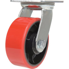 Vestil - Standard Casters; Mount: With Holes ; Style: Swivel ; Wheel Diameter: 5 (Inch); Wheel Width: 2 (Inch); Overall Height (Inch): 6-1/2 ; Load Capacity (Lb.): 990.000 - Exact Tool & Supply