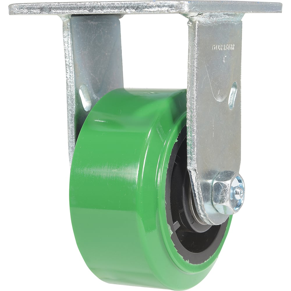 Vestil - Standard Casters; Mount: With Holes ; Style: Rigid ; Wheel Diameter: 4 (Inch); Wheel Width: 2 (Inch); Overall Height (Inch): 5-1/2 ; Load Capacity (Lb.): 700.000 - Exact Tool & Supply