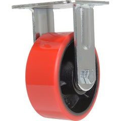 Vestil - Standard Casters; Mount: With Holes ; Style: Rigid ; Wheel Diameter: 5 (Inch); Wheel Width: 2 (Inch); Overall Height (Inch): 6-1/2 ; Load Capacity (Lb.): 990.000 - Exact Tool & Supply
