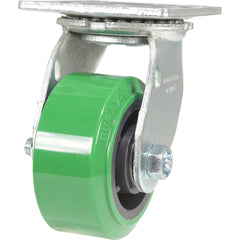Vestil - Standard Casters; Mount: With Holes ; Style: Swivel ; Wheel Diameter: 4 (Inch); Wheel Width: 2 (Inch); Overall Height (Inch): 5-1/2 ; Load Capacity (Lb.): 700.000 - Exact Tool & Supply