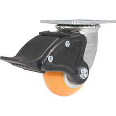 Vestil - Standard Casters; Mount: With Holes ; Style: Swivel w/Total Brake ; Wheel Diameter: 4 (Inch); Wheel Width: 2 (Inch); Overall Height (Inch): 5-3/4 ; Load Capacity (Lb.): 1000.000 - Exact Tool & Supply