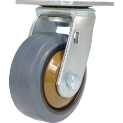 Vestil - Standard Casters; Mount: With Holes ; Style: Swivel ; Wheel Diameter: 5 (Inch); Wheel Width: 2 (Inch); Overall Height (Inch): 6-9/16 ; Load Capacity (Lb.): 661.000 - Exact Tool & Supply