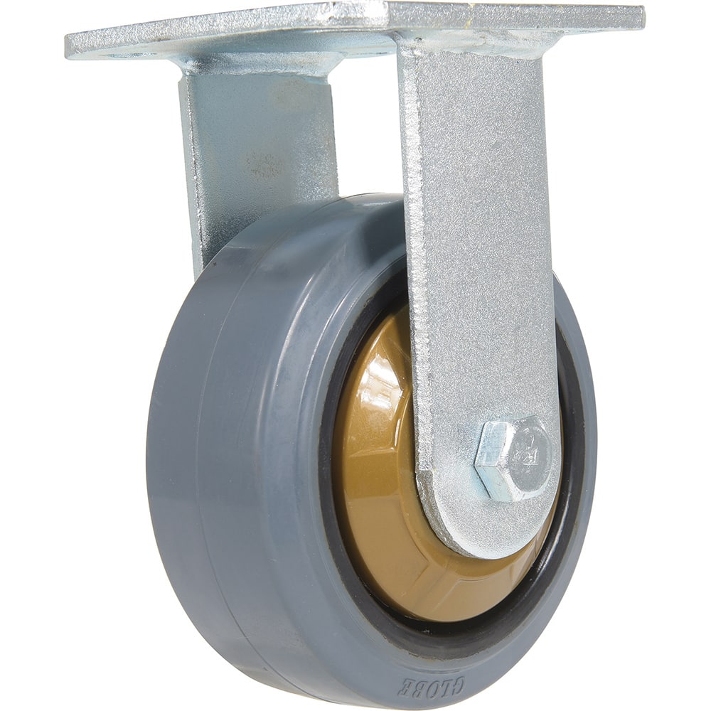Vestil - Standard Casters; Mount: With Holes ; Style: Rigid ; Wheel Diameter: 5 (Inch); Wheel Width: 2 (Inch); Overall Height (Inch): 6-9/16 ; Load Capacity (Lb.): 661.000 - Exact Tool & Supply