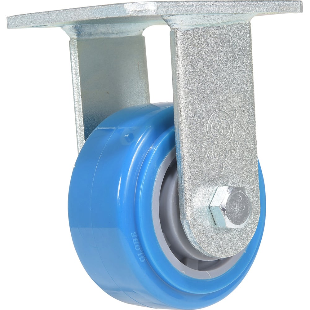 Vestil - Standard Casters; Mount: With Holes ; Style: Rigid ; Wheel Diameter: 4 (Inch); Wheel Width: 2 (Inch); Overall Height (Inch): 5-3/4 ; Load Capacity (Lb.): 617.000 - Exact Tool & Supply