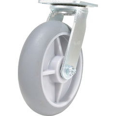 Vestil - Standard Casters; Mount: With Holes ; Style: Swivel ; Wheel Diameter: 8 (Inch); Wheel Width: 2 (Inch); Overall Height (Inch): 9-1/2 ; Load Capacity (Lb.): 705.000 - Exact Tool & Supply