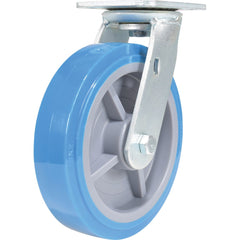 Vestil - Standard Casters; Mount: With Holes ; Style: Swivel ; Wheel Diameter: 8 (Inch); Wheel Width: 2 (Inch); Overall Height (Inch): 9-9/16 ; Load Capacity (Lb.): 925.000 - Exact Tool & Supply