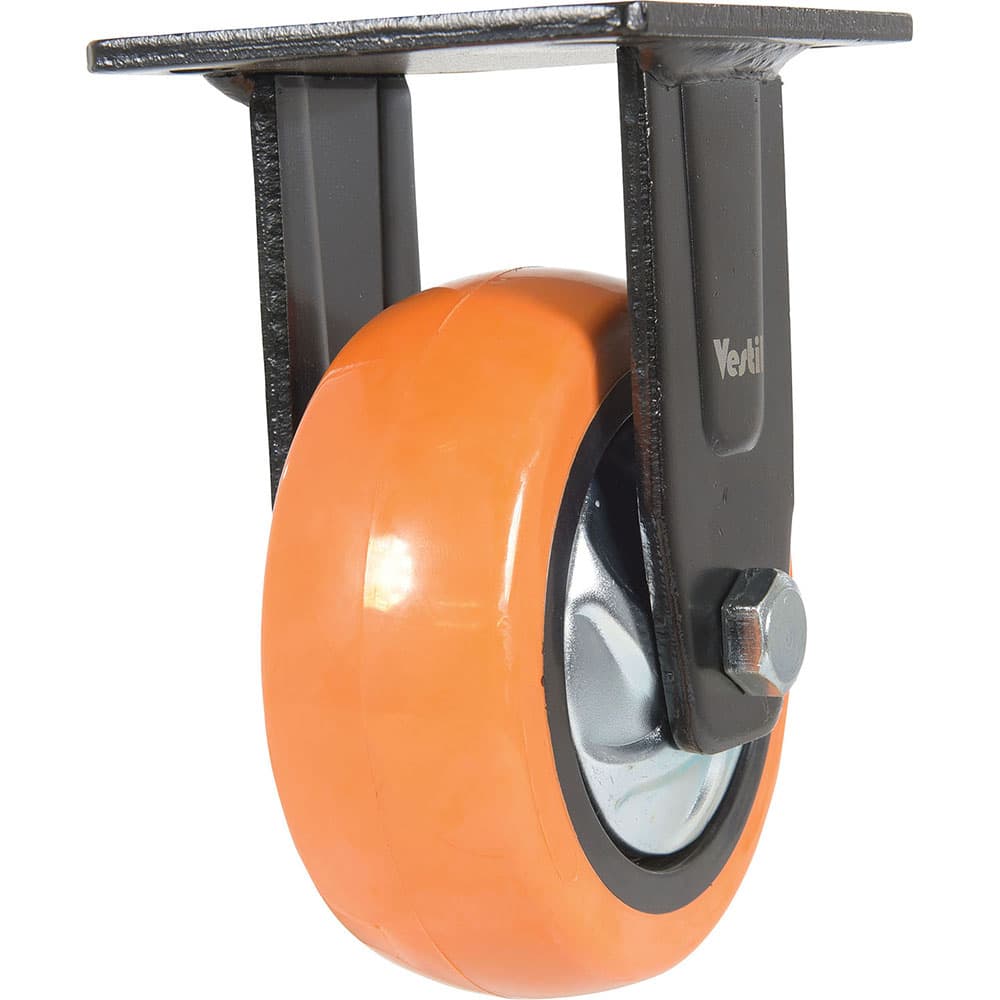 Vestil - Standard Casters; Mount: With Holes ; Style: Rigid ; Wheel Diameter: 5 (Inch); Wheel Width: 2 (Inch); Overall Height (Inch): 6-1/2 ; Load Capacity (Lb.): 639.000 - Exact Tool & Supply