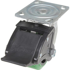 Vestil - Standard Casters; Mount: With Holes ; Style: Swivel w/Total Brake ; Wheel Diameter: 4 (Inch); Wheel Width: 2 (Inch); Overall Height (Inch): 5-1/2 ; Load Capacity (Lb.): 700.000 - Exact Tool & Supply