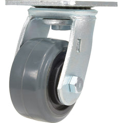 Vestil - Standard Casters; Mount: With Holes ; Style: Swivel ; Wheel Diameter: 4 (Inch); Wheel Width: 2 (Inch); Overall Height (Inch): 5-5/8 ; Load Capacity (Lb.): 551.000 - Exact Tool & Supply