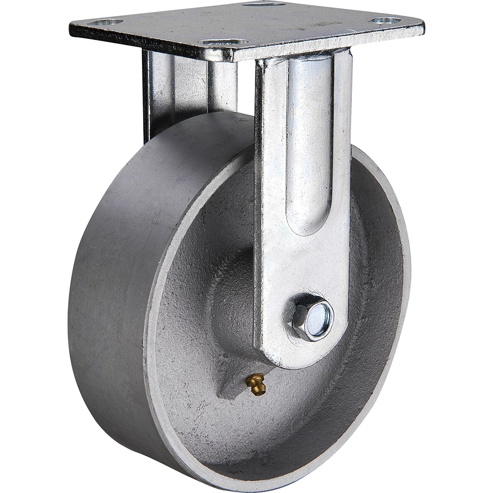 Vestil - Standard Casters; Mount: With Holes ; Style: Rigid ; Wheel Diameter: 4 (Inch); Wheel Width: 2 (Inch); Overall Height (Inch): 5-9/16 ; Load Capacity (Lb.): 1102.000 - Exact Tool & Supply