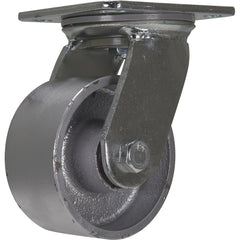 Vestil - Standard Casters; Mount: With Holes ; Style: Swivel ; Wheel Diameter: 4 (Inch); Wheel Width: 2 (Inch); Overall Height (Inch): 5-9/16 ; Load Capacity (Lb.): 1102.000 - Exact Tool & Supply