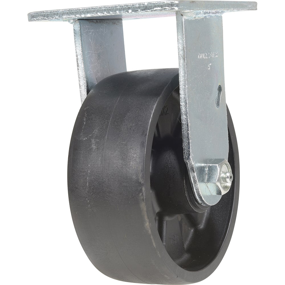 Vestil - Standard Casters; Mount: With Holes ; Style: Rigid ; Wheel Diameter: 5 (Inch); Wheel Width: 2 (Inch); Overall Height (Inch): 6-1/2 ; Load Capacity (Lb.): 1000.000 - Exact Tool & Supply