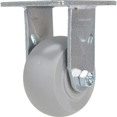 Vestil - Standard Casters; Mount: With Holes ; Style: Rigid ; Wheel Diameter: 4 (Inch); Wheel Width: 2 (Inch); Overall Height (Inch): 5-1/2 ; Load Capacity (Lb.): 450.000 - Exact Tool & Supply