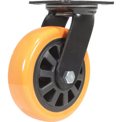 Vestil - Standard Casters; Mount: With Holes ; Style: Swivel ; Wheel Diameter: 6 (Inch); Wheel Width: 2 (Inch); Overall Height (Inch): 7-1/2 ; Load Capacity (Lb.): 836.000 - Exact Tool & Supply