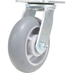 Vestil - Standard Casters; Mount: With Holes ; Style: Swivel ; Wheel Diameter: 6 (Inch); Wheel Width: 2 (Inch); Overall Height (Inch): 7-1/2 ; Load Capacity (Lb.): 639.000 - Exact Tool & Supply