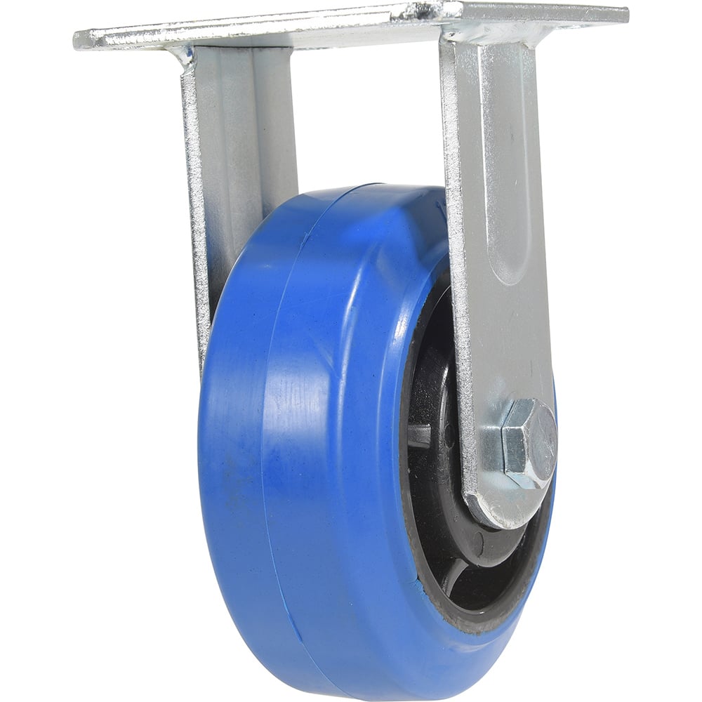 Vestil - Standard Casters; Mount: With Holes ; Style: Rigid ; Wheel Diameter: 5 (Inch); Wheel Width: 2 (Inch); Overall Height (Inch): 6-1/2 ; Load Capacity (Lb.): 550.000 - Exact Tool & Supply
