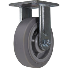 Vestil - Standard Casters; Mount: With Holes ; Style: Rigid ; Wheel Diameter: 6 (Inch); Wheel Width: 2 (Inch); Overall Height (Inch): 7-1/2 ; Load Capacity (Lb.): 600.000 - Exact Tool & Supply