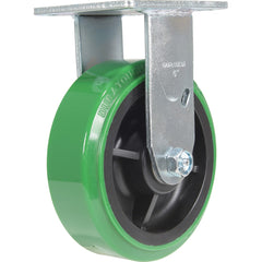 Vestil - Standard Casters; Mount: With Holes ; Style: Rigid ; Wheel Diameter: 6 (Inch); Wheel Width: 2 (Inch); Overall Height (Inch): 7-1/2 ; Load Capacity (Lb.): 900.000 - Exact Tool & Supply