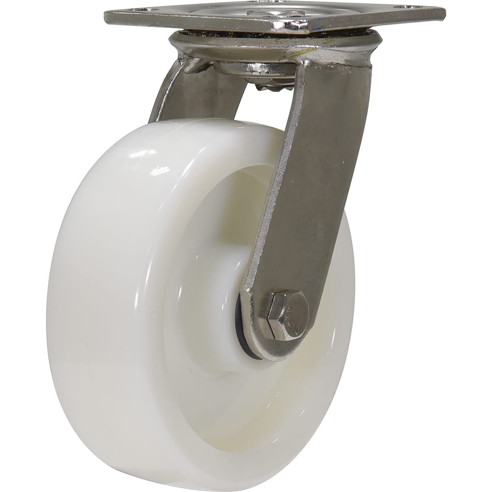 Vestil - Standard Casters; Mount: With Holes ; Style: Swivel ; Wheel Diameter: 6 (Inch); Wheel Width: 2 (Inch); Overall Height (Inch): 7-31/64 ; Load Capacity (Lb.): 1764.000 - Exact Tool & Supply